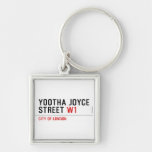 YOOTHA JOYCE Street  Metal Keychains