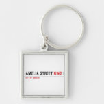 Amelia street  Metal Keychains
