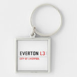 EVERTON  Metal Keychains