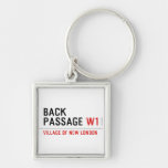 Back Passage  Metal Keychains