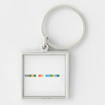 Science is Awesome!!  Metal Keychains