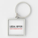 Local offer  Metal Keychains