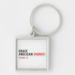Grace ANglican  Metal Keychains