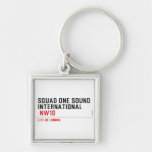 SQUAD ONE SOUND INTERNATIONAL   Metal Keychains