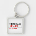 turner ave   Metal Keychains