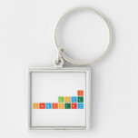 I
 love
 chemistry  Metal Keychains