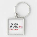 London Avenue  Metal Keychains