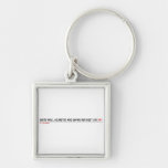 Quite well adjusted and living her best life  Metal Keychains