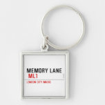 Memory Lane   Metal Keychains