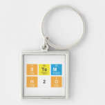 STEM
 H2O  Metal Keychains
