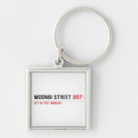 Moonbi Street  Metal Keychains