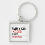 EMMY CUL   Metal Keychains