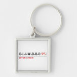O-L-I-W-O-O-D  Metal Keychains