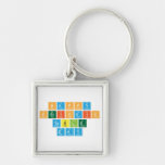 Happy 
 Periodic
 Table 
 Day  Metal Keychains