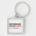 BUCKINGHAM PALACE  Metal Keychains
