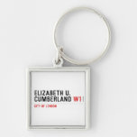 ELIZABETH U. CUMBERLAND  Metal Keychains