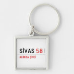 SİVAS  Metal Keychains