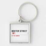 Boxter Street    Metal Keychains