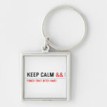 Keep calm  Metal Keychains