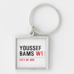 Youssef Bams  Metal Keychains