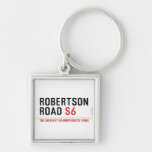 robertson road  Metal Keychains