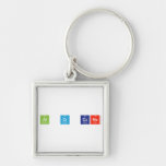 Al Cr Cane  Metal Keychains