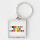 Periodic
 Table
 WriterILaNa  Metal Keychains