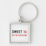 SWEET  Metal Keychains