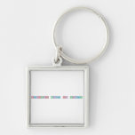 Periodic Table of Disney  Metal Keychains