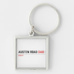 Austen Road  Metal Keychains