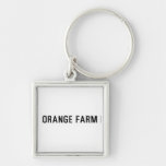 ORANGE FARM   Metal Keychains