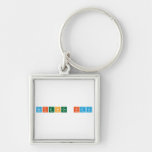 Science Fair  Metal Keychains