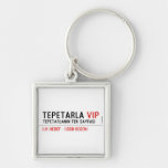 TEPETARLA  Metal Keychains