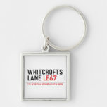 Whitcrofts Lane  Metal Keychains