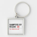 HAMPERS BY REGAN   Metal Keychains