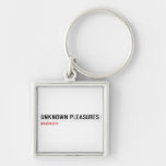 unKNOWN PLEASURES  Metal Keychains