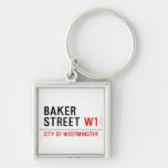 Baker Street  Metal Keychains