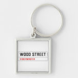 Wood Street  Metal Keychains