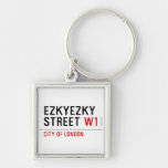 ezkyezky Street  Metal Keychains