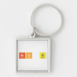 BrO Si  Metal Keychains