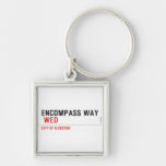 ENCOMPASS WAY   Metal Keychains
