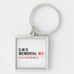 G.w.r memorial  Metal Keychains