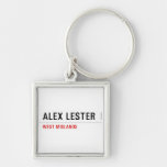 Alex Lester  Metal Keychains