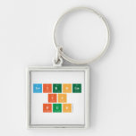 Science
 is
 fun  Metal Keychains