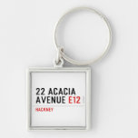 22 ACACIA AVENUE  Metal Keychains