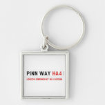 Pinn Way  Metal Keychains