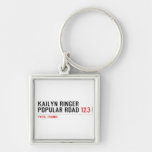 Kailyn ringer Popular road  Metal Keychains