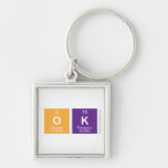 Ok  Metal Keychains