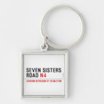 Seven Sisters Road  Metal Keychains