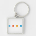 M I N A  Metal Keychains